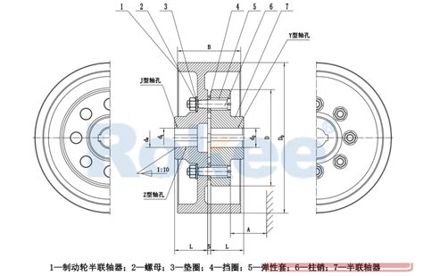 Ltztll Elastic Sleeve Pin Coupling Rokee