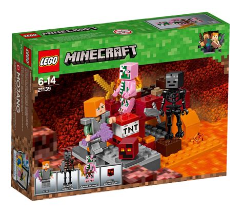 Buy Lego Minecraft The Nether Fight 21139 At Mighty Ape Australia
