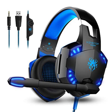 Les casques avec micro sont également appelés casques de broadcast. 🎮Casque Gaming PS4 KINGTOP KG2000 Écouteur Gamer Filaire ...