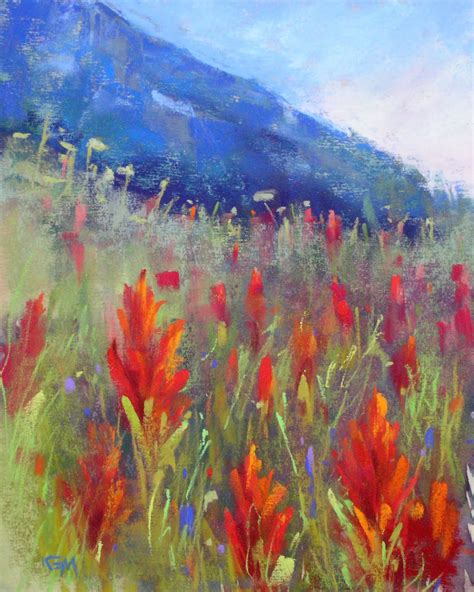 Painting My World Indian Paintbrush Colorado Wildflower Painting