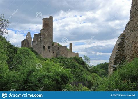 Löwenburg castle is a castle in germany, europe. Medieval Loewenburg Castle Ruin From Nearby Philippsburg ...