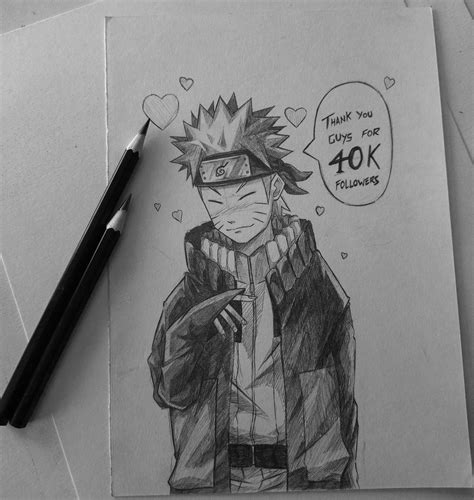 Naruto Uzumaki Pencil Sketch Rnaruto
