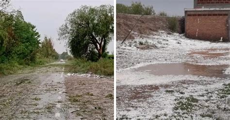 Una Fuerte Tormenta De Viento Granizo Y Lluvia Afect El Este