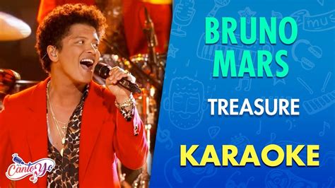 Bruno Mars Treasure Karaoke Cantoyo Youtube