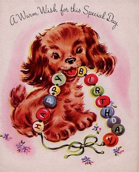 17 Best Images About Birthday Vintage Cards And Illustrations On