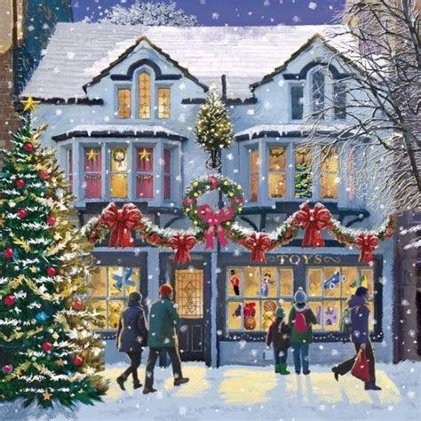 Pin By Snowmoon And Julie On Christmas Illustrations Christmas Scenes