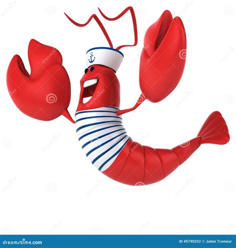 Fun Lobster Stock Illustration Illustration Of Ocean 49790252