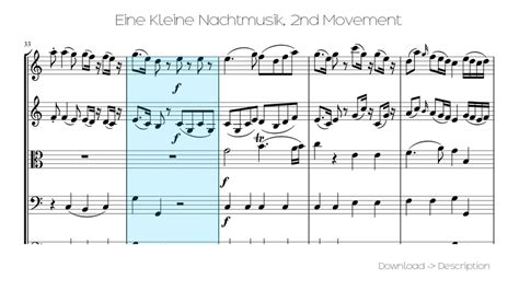 Eine Kleine Nachtmusik 2nd Movement 🎸🎸 Youtube