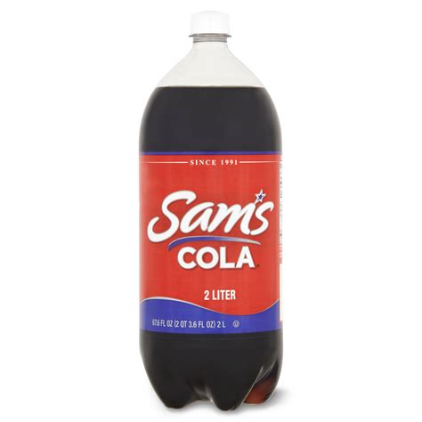 Sams Cola Soda 2 Liter Bottle