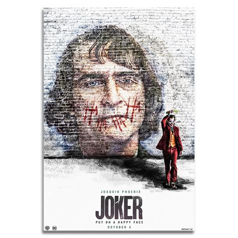 Joker Movie Silk Poster Wall Art Print 12x18 24x36 Inch Decoration