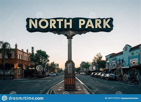 Celebrate and remember the lives we have lost in san diego, california. North Park Sign At Sunset, In San Diego, California Stock ...