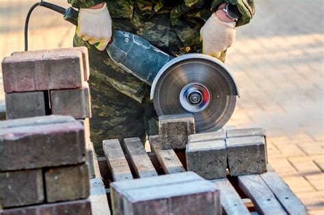 How To Cut Curves In Pavers With Angle Grinder Grinder Power Tool