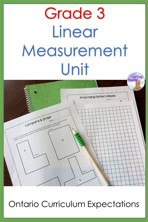 This Linear Measurement Unit For 3rd Grade Contains Lesson Ideas