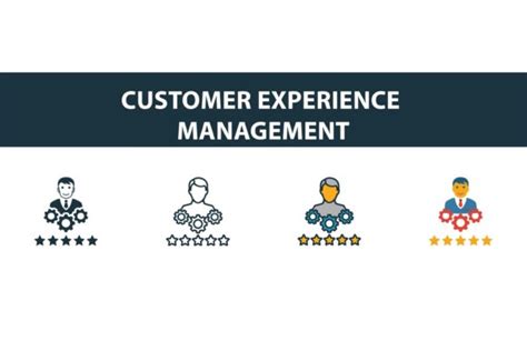 Customer Experience Management Icon Set Graphic By Aimagenarium