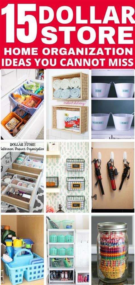 Keeping a hamper near where you get undressed will stop clothes from piling up. 15 Mind Blowing Dollar Store Organization Hacks | Dollar ...