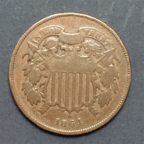 1864 2 Cent Piece G 6