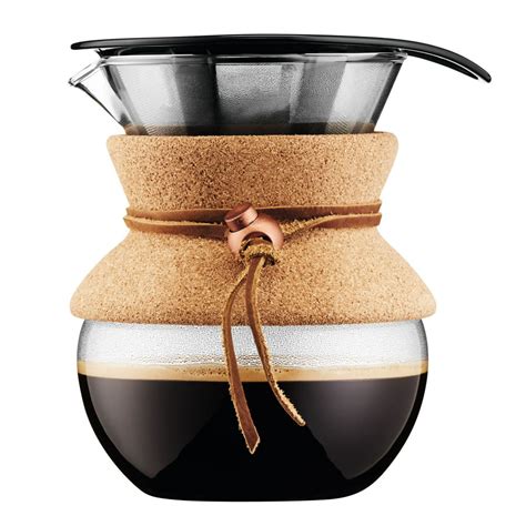 Bodum Pour Over Coffee Maker With Borosilicate Glass Carafe And