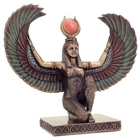 Winged Isis Egyptian Goddess 8 Inch Statue Ancient Egypt