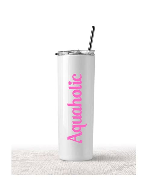 Aquaholic Water Bottle Sticker Decal Car Window Yeti Hydro Etsy