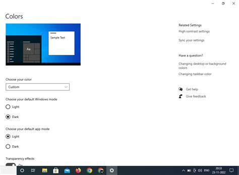 How To Change Taskbar Color In Windows Geeksforgeeks