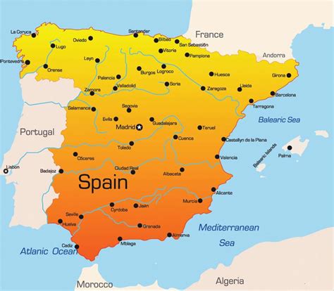 La carte de l'espagne donne des envies de voyage, avec ses régions si distinctes les unes des autres, toutes possédant de grands attraits touristiques. Espagne Photo Voyage » Vacances - Arts- Guides Voyages
