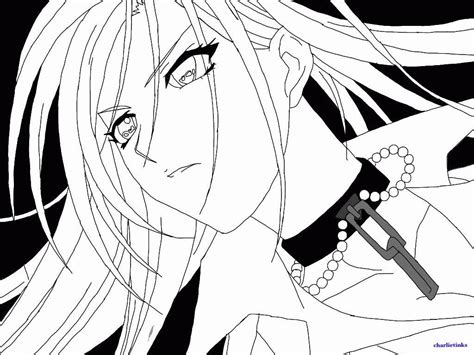 Anime Vampire Coloring Pages At Free Printable