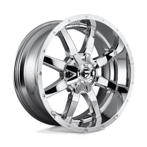 Fuel D536 Maverick 22×10 Chrome Plated 45 Tires And Wheels