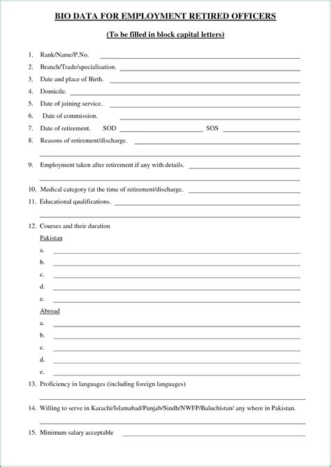 Download free forms & samples for pdf, word, excel by purpose. bio data form for student - Scribd india