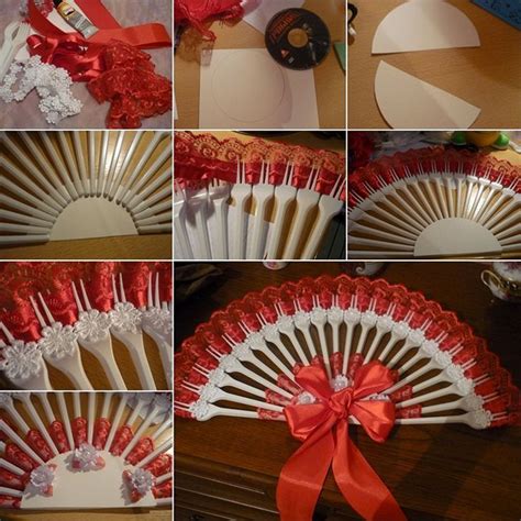 This Plastic Fork And Ribbon Fan Is So Easy And Creative Manualidades
