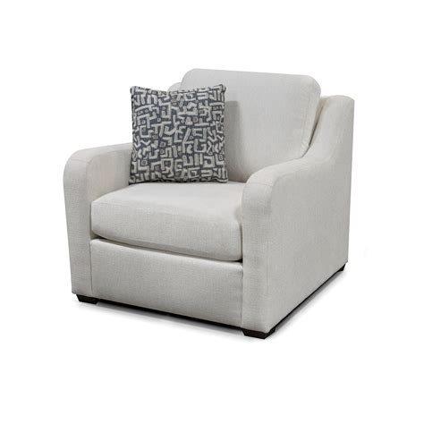 Dimensions 4650 Series 4654 8959 Transitional Accent Chair With Slope Arms Wayside Furniture