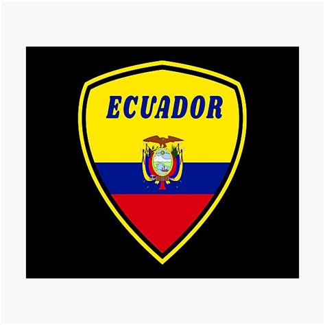 Ecuador Coat Of Arms T South America Flag State Photographic