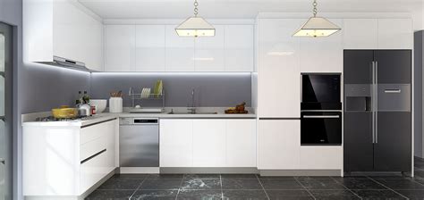 45 out of 5 stars 11. OPPEIN | L-Shaped White Laminate Kitchen Cabinet OP18 ...