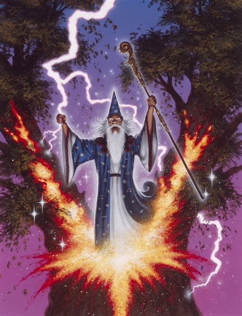 The Lightning Wizard Art Print Signed And Numbered By The Artist On