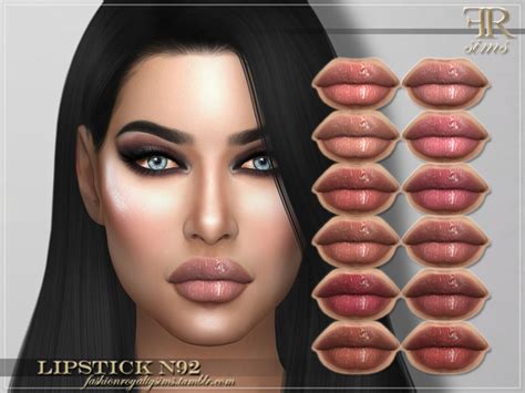 Frs Lipstick N92 By Fashionroyaltysims At Tsr Sims 4 Updates