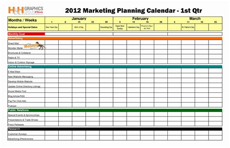 40 Event Marketing Plan Template In 2020 Marketing Calendar Template