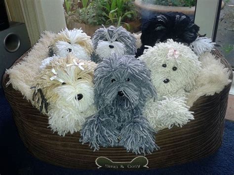 Yarn Dogs Fun To Make Great To Give No Housebreaking Required Pom