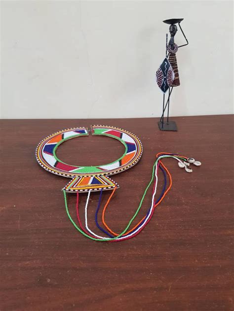 Maasai Collar Necklace Maasai Tribe Necklace Kenyan Etsy