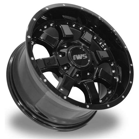 Iws Series 8 Spoke 17x9 Custom Black Aluminum Wheel 6x135 6x1397