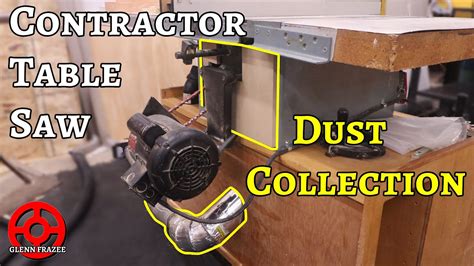 Adding Dust Collection For Contractor Table Saw Delta Model 10 Youtube