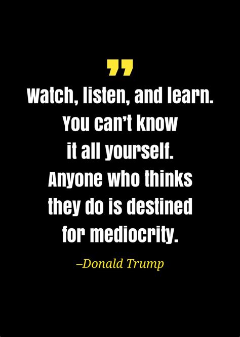 Donald Trump Quote Poster By Gembull Art Displate