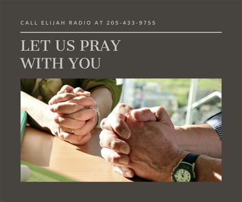 Need Prayer Elijah Radio