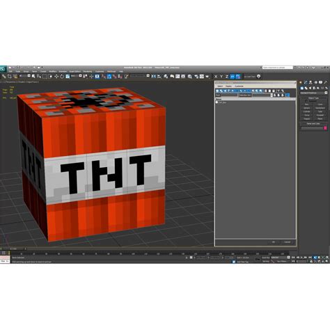Minecraft Tnt 3d Model 3d Model 4 3ds Fbx Obj Max Free3d