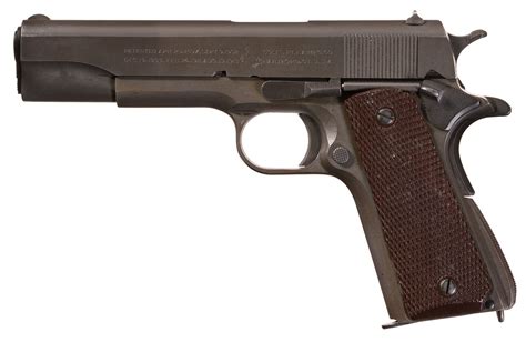 1941 Production Us Colt Model 1911a1 Semi Automatic Pistol Rock