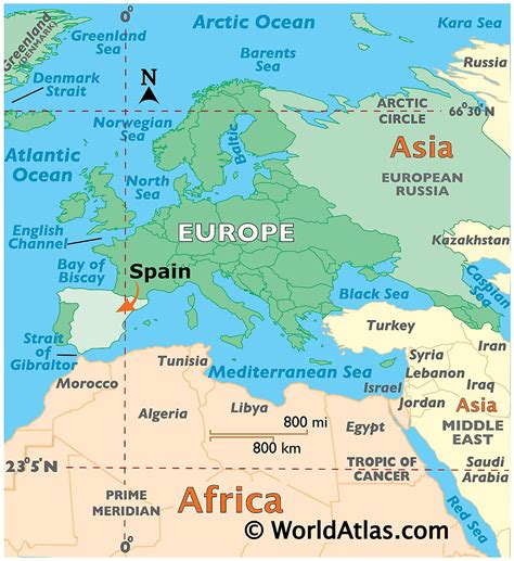 Mapas De España Atlas Del Mundo