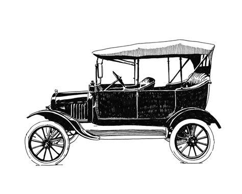 Ford Model T Drawing