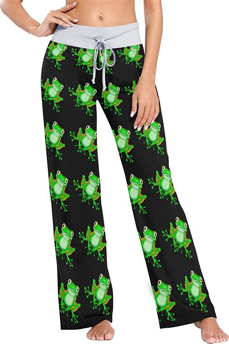 Odawa Women S Comfy Pajama Pants Drawstring Casual Lounge Pants Funny Frogs Pj Bottoms Amazon