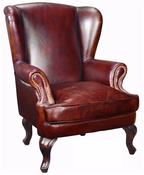 Antique Vintage Leather Wingback Chair For Sale Buy Antique Chair