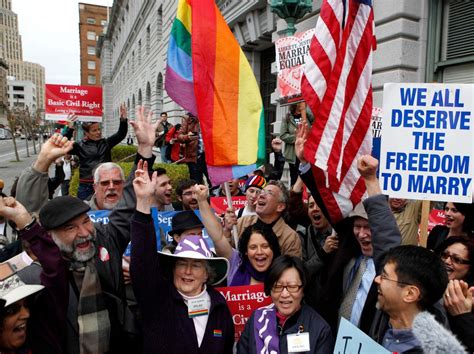 Us Offers Broad Support For Gay Marriage Rights The New York Times