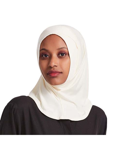 lallc muslim women prayer hijab scarf turban hat islamic arab modal stretchy headwear