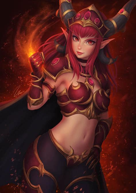 Hot Pictures Of Alexstrasza From The World Of Warcraft Which Will Make You Fall In Love With